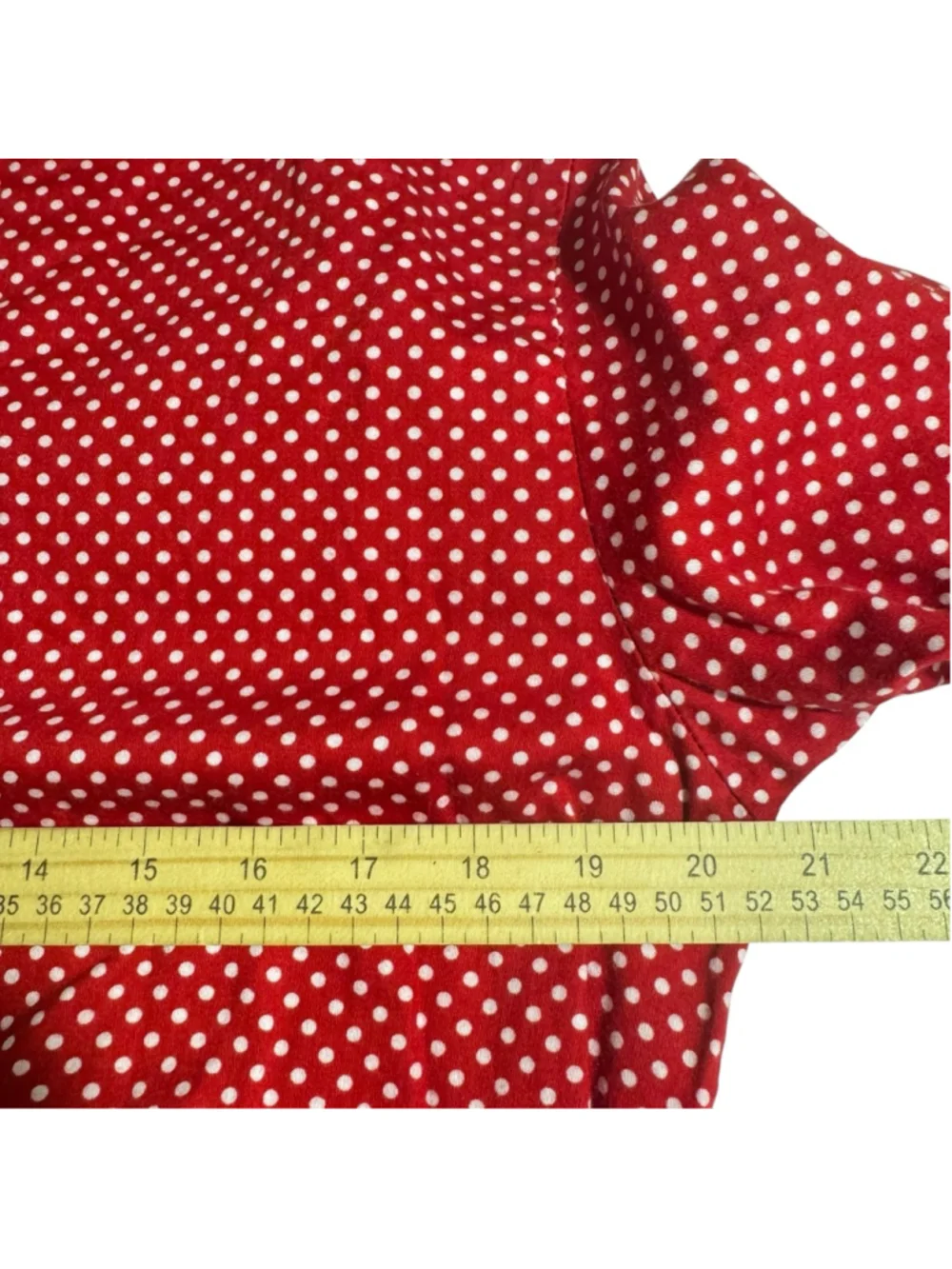 Size M Allison Rhea Red White Polka Dot 2 Pc PJ Cotton Pajama Set Pants LS top